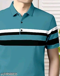 Full Collar Half Slave Polo T-shirt (SKU-0032)  - XL, Scooter