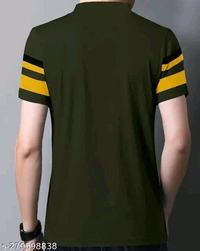 Full Collar Half Slave Polo T-shirt (SKU-0032)  - M, Himalaya