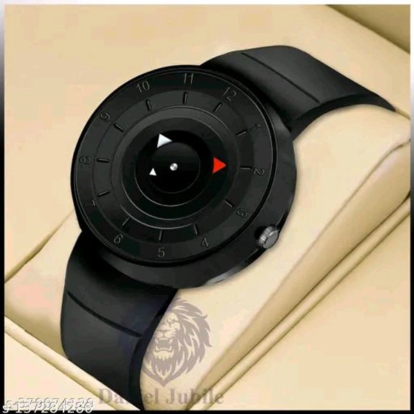 Analog Black Watch For Men - Black