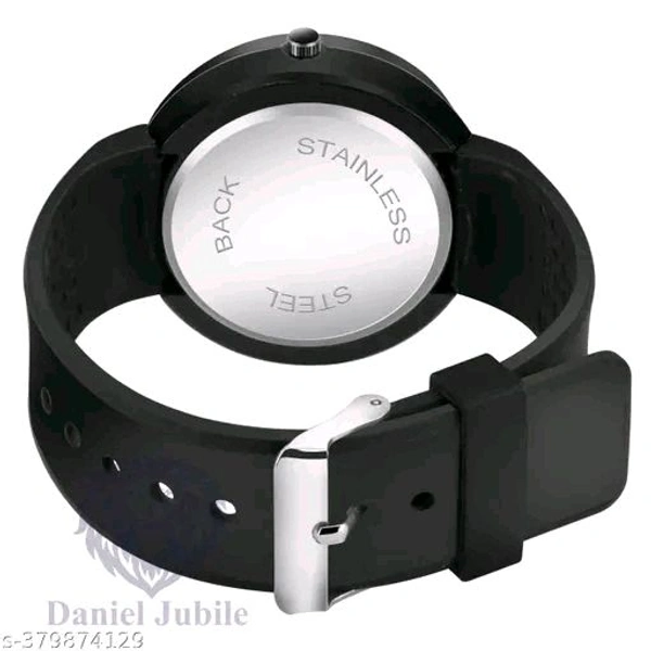 Analog Black Watch For Men - Black