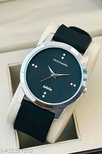 Analog Black Watch For Men - Black