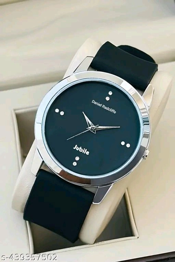 Analog Black Watch For Men - Black