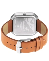 Fastrack After Dark Blue Dial Leather Strap Watch for Guys