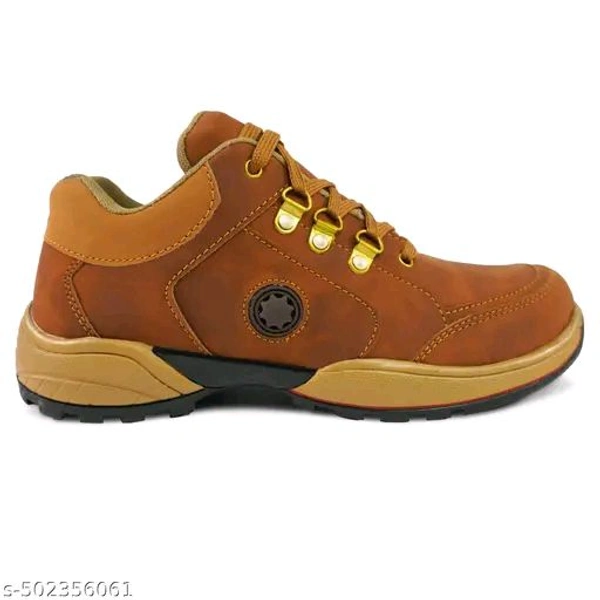 Leather Shoes For Men (SKU-0073)  - Brown, IND-10