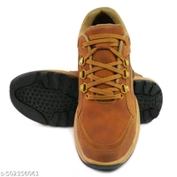Leather Shoes For Men (SKU-0073)  - Brown, IND-10