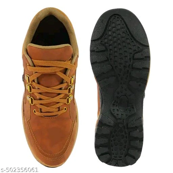 Leather Shoes For Men (SKU-0073)  - Brown, IND-10