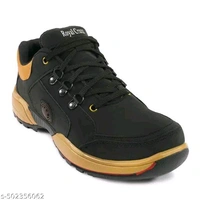 Black Leather shoes For Men (SKU-0078)  - Black, IND-10