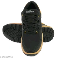 Black Leather shoes For Men (SKU-0078)  - Black, IND-10