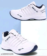 White Sports shoes For Men (SKU-0083)  - White, Ind-5