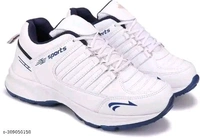 White Sports shoes For Men (SKU-0083)  - White, Ind-5