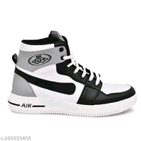 Which Black Sneaker For men - White, IND-9