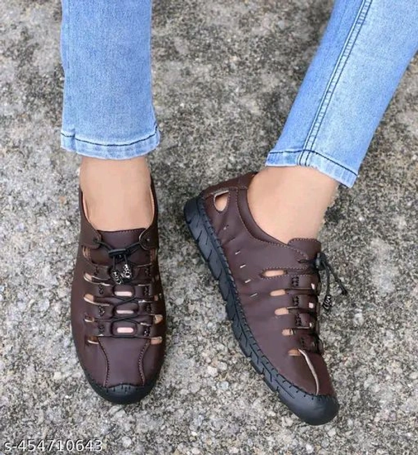 Casual Leather shoes For Men An - Morocco Brown, IND-8