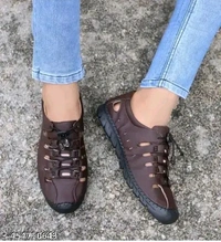 Casual Leather shoes For Men An - Morocco Brown, IND-8