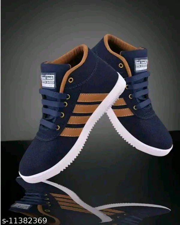 Black Sneaker For Men - Navy Blue, IND-6