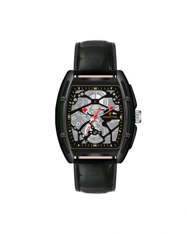 Frank TimeMen FT-0049 BLK Rectangular Shaped (ASKU-0204