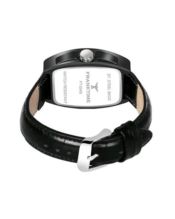 Frank TimeMen FT-0049 BLK Rectangular Shaped (ASKU-0204