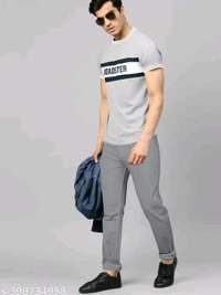 JUST BLACK Men's Regular Grey Jeans (SKU-0209 - Gray, 30