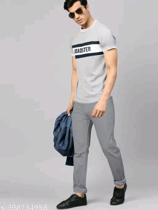 JUST BLACK Men's Regular Grey Jeans (SKU-0209 - Gray, 30