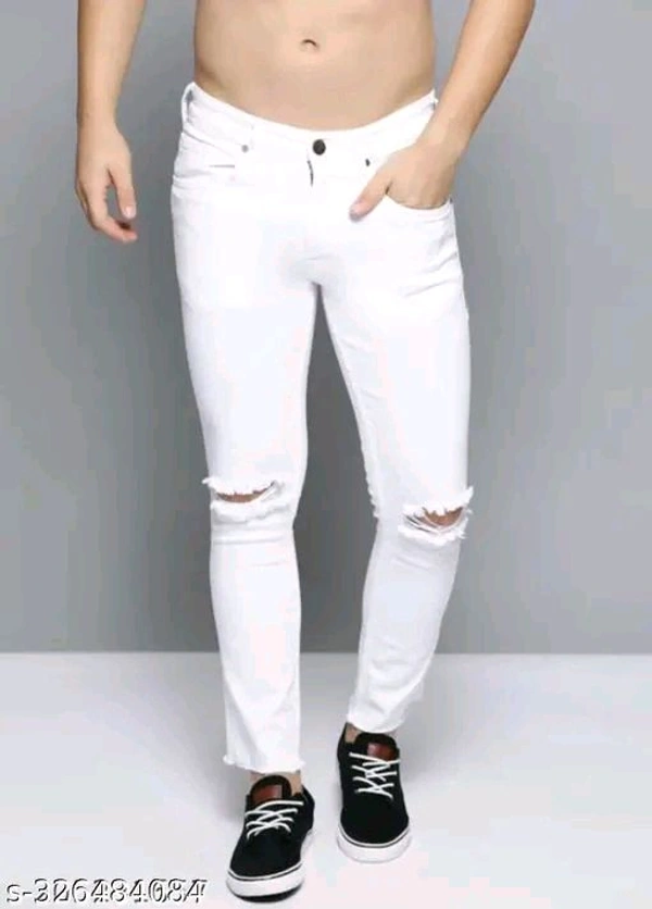 Splash Latest Cut Jeans (SKU-0214)  - White, 30