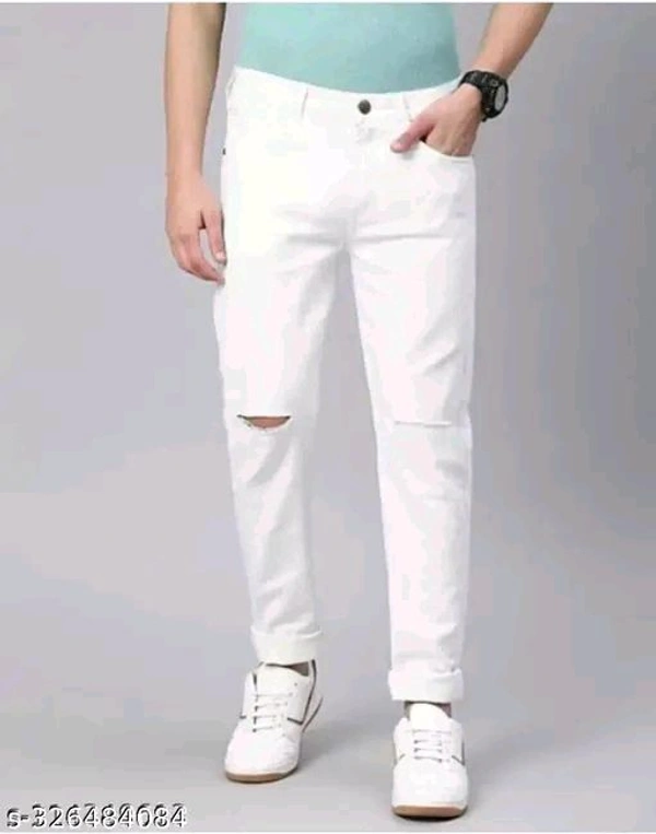 Splash Latest Cut Jeans (SKU-0214)  - White, 30