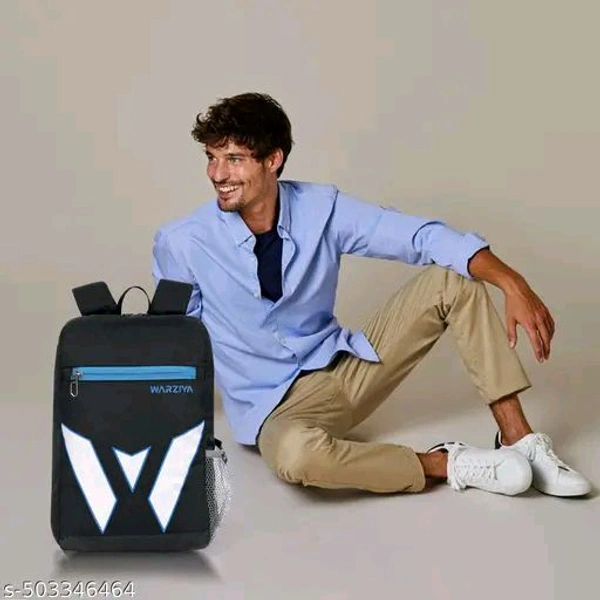 Black & Multicolor Bag For Men (SKU-0222)  - Black