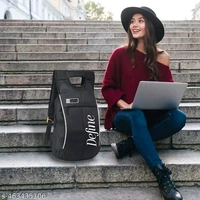Classic Lactop Backpack Bag (SKU-0226)  - Black