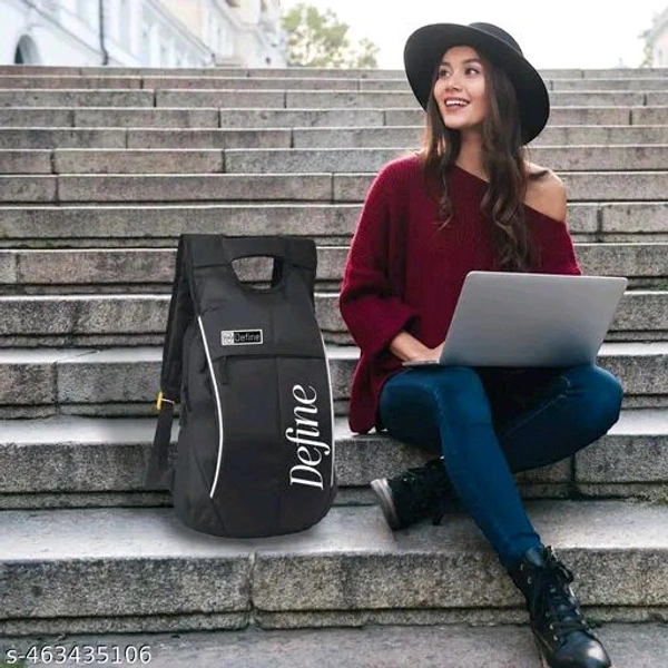 Classic Lactop Backpack Bag (SKU-0226)  - Black