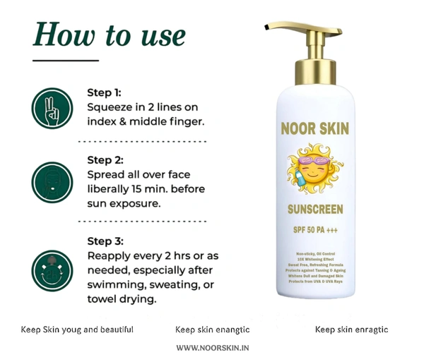 Noor Skin Sunscreen – The Perfect Balance of SPF and Glow