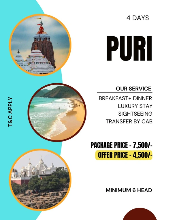 PURI TOUR - 4 Days 