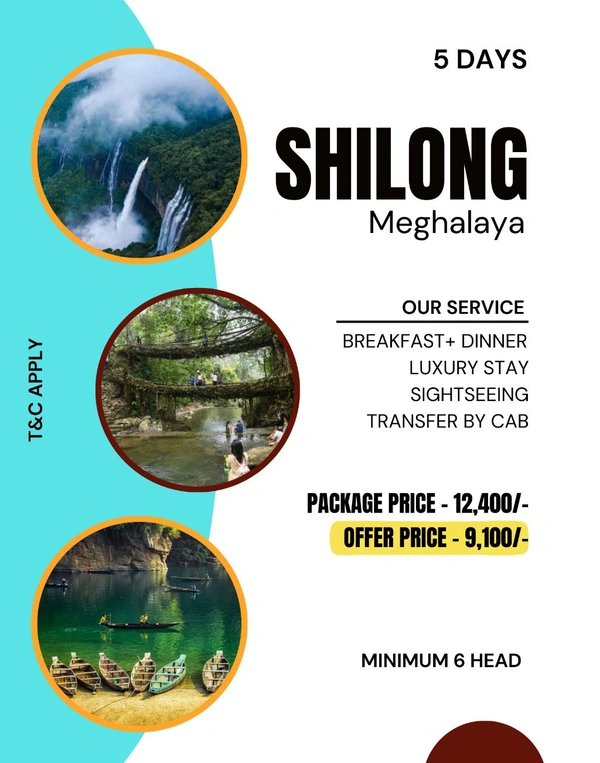 SHILLONG TOUR - 5 Days 