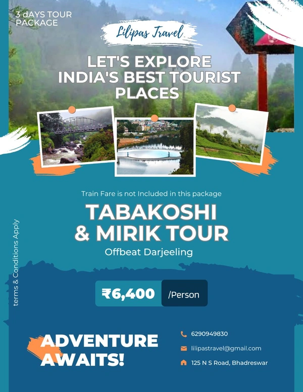 Tabakoshi + Mirik Tour Pack - 3 DAYS