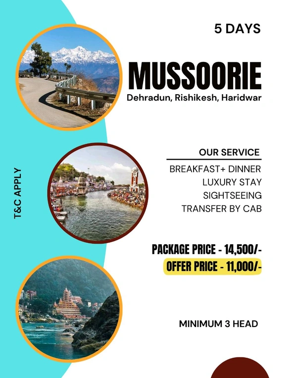 HARIDWAR, RISHIKESH, DEHRADUN - 5 DAYS 