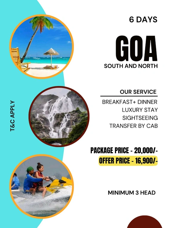 GOA (South+North) - 6 DAYS 
