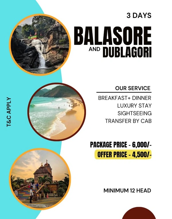 BALASORE/DUBLAGORI - 3 DAYS 
