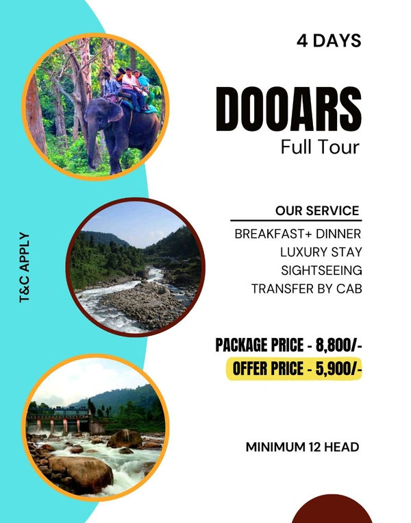 DOOARS TOUR - 4 DAYS 