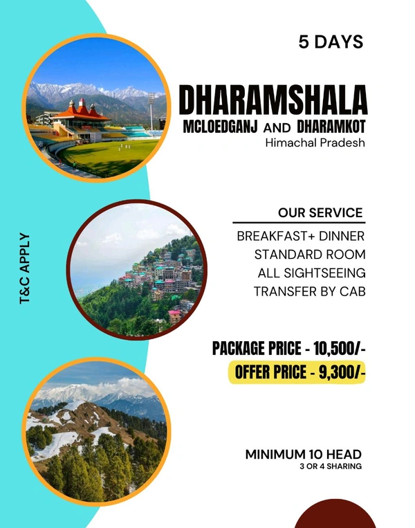 DHARAMSHALA - 5 Days Tour