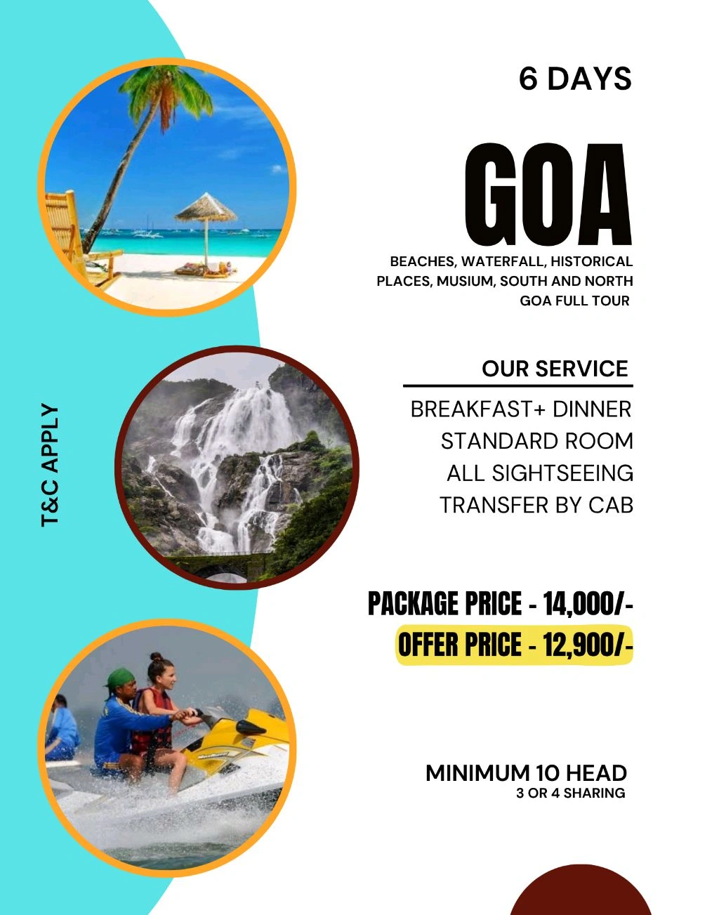 Goa Full Tour 6 Days