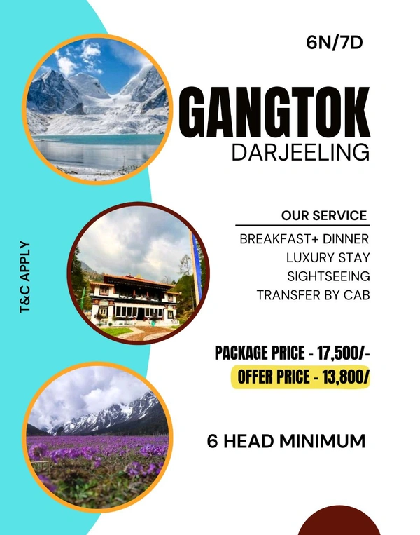 Gangtok, Darjeeling - 6N/7D