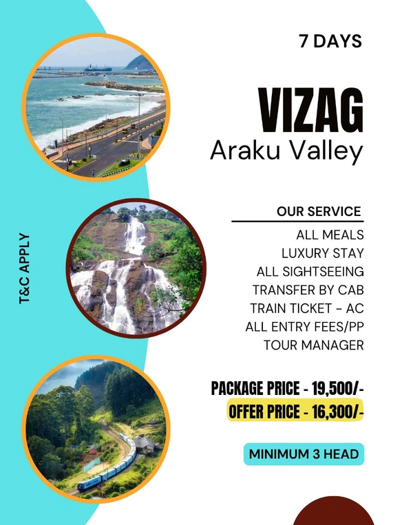 VIZAG ARAKU VALLEY - 7 DAYS 