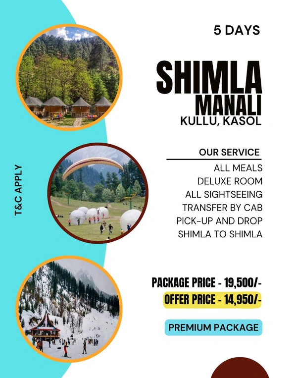 SHIMLA Manali Tour - 4N/5D