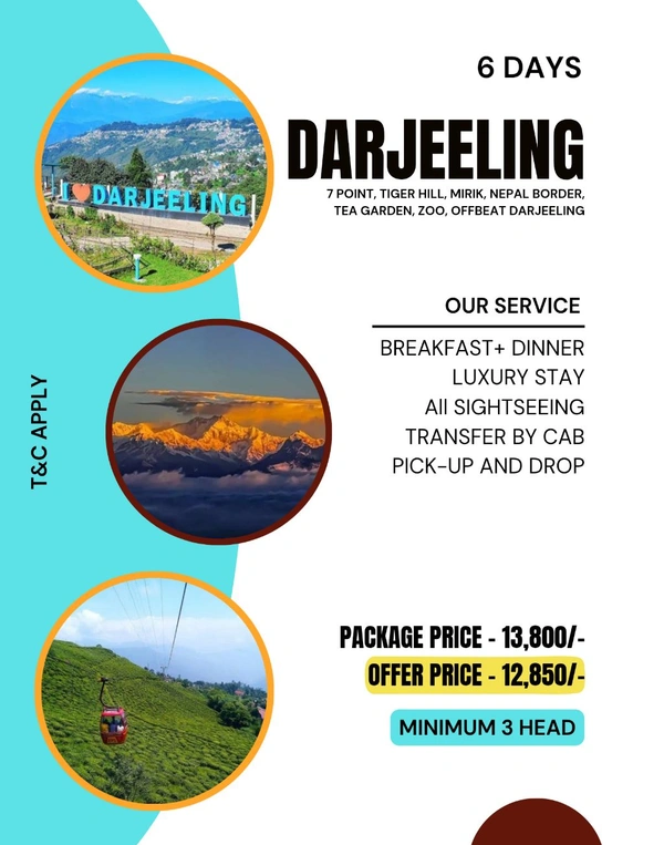 Darjeeling OFFBEAT - 6N/7D