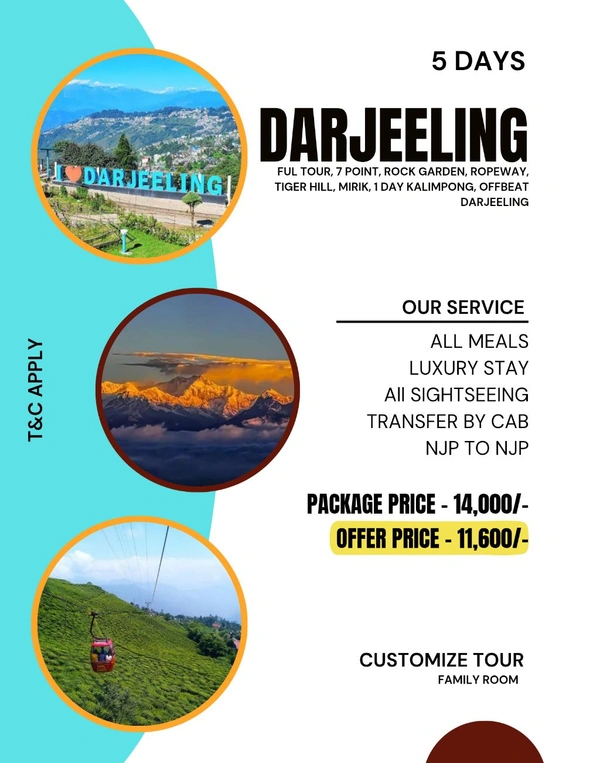 Darjeeling Tour - 4N/5D 