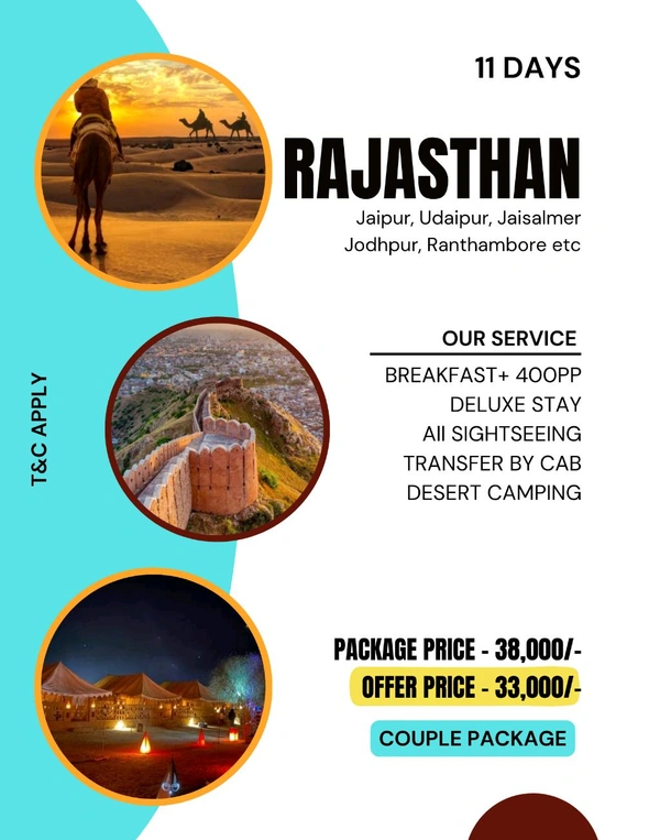 RAJASTHAN TOUR - 11 DAYS