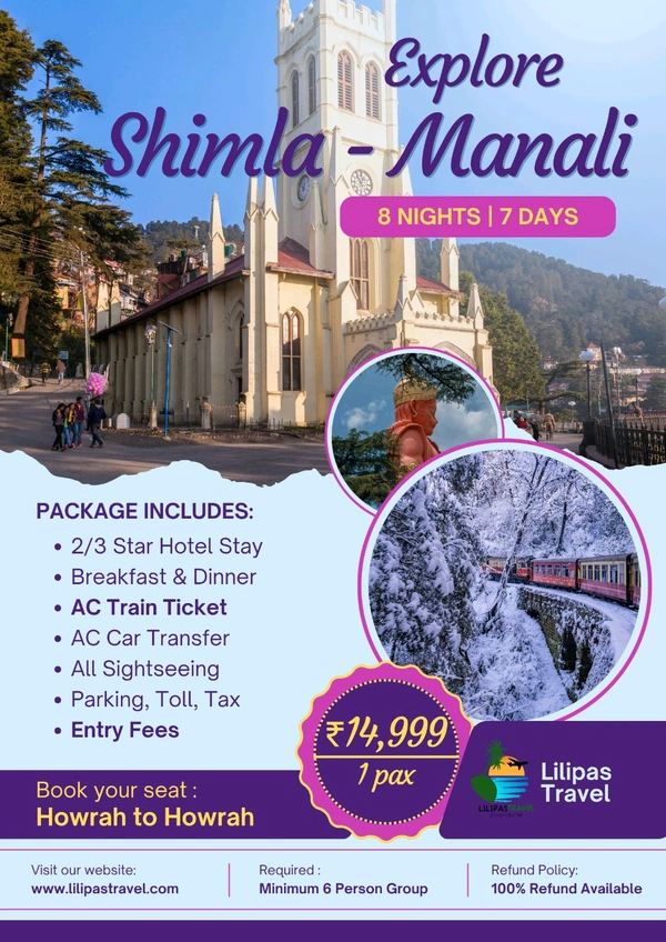 SHIMLA MANALI - 8N/7D