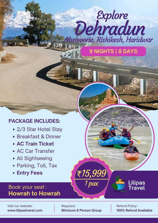HARIDWAR, DEHRADUN - 9N/8D