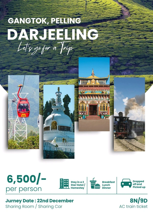 GANGTOK DARJEELING PELLING - 8N/9D