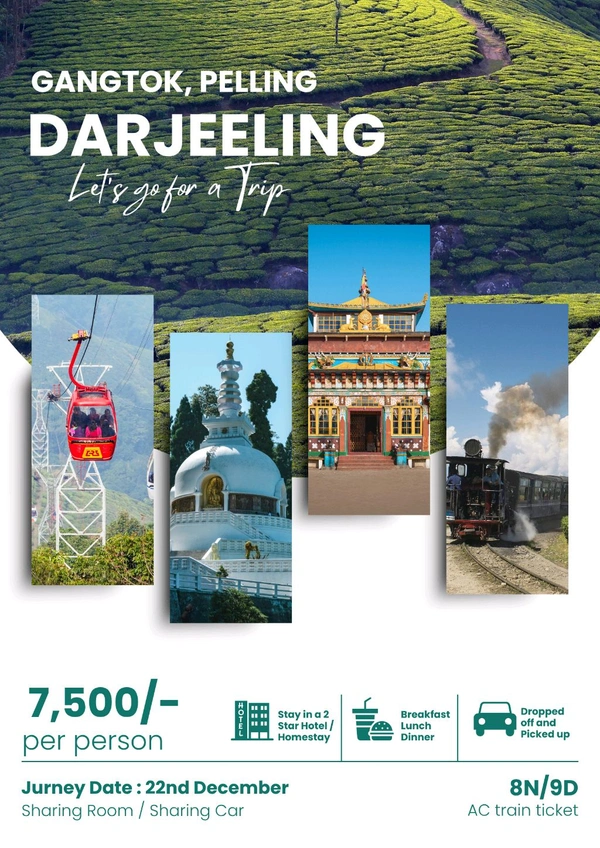 GANGTOK DARJEELING PELLING - 8N/9D