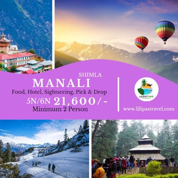 SHIMLA, MANALI (Couple) - 5N/6D
