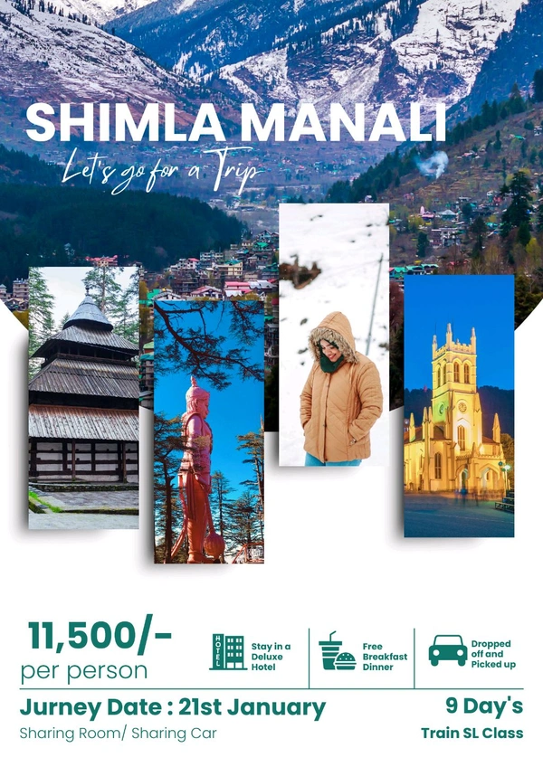 SHIMLA MANALI  - 9 Night/10 Days