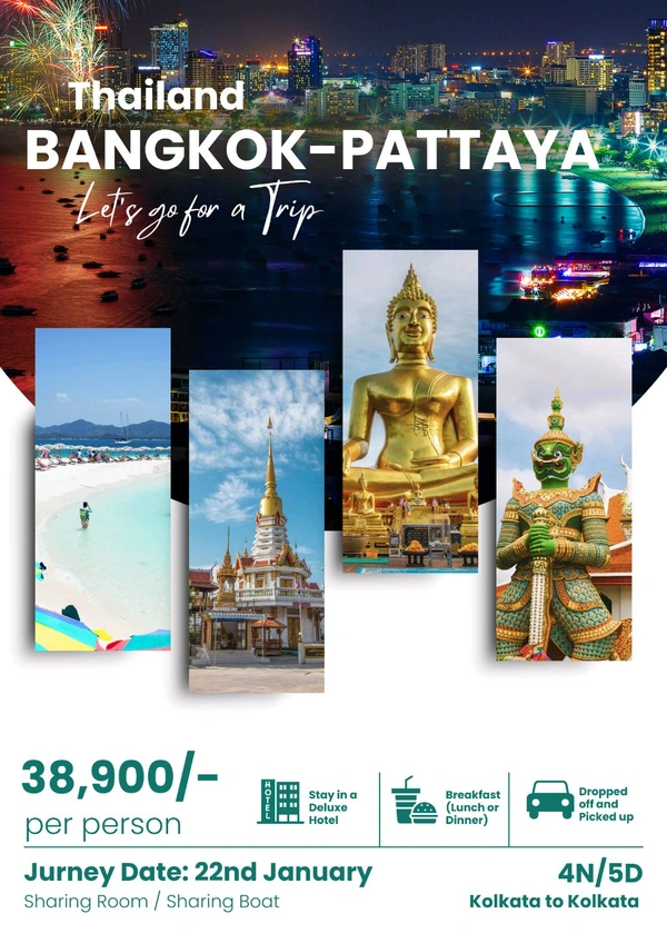 BANGKOK, PATTAYA - 5 DAY'S 